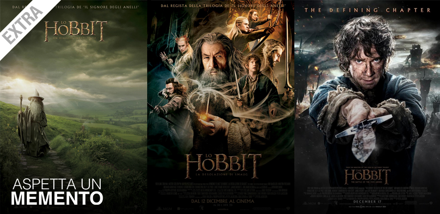 locandine trilogia, Peter Jackson, lo hobbit, la battaglia delle cinque armate, 5 armate, 5 eserciti, locandina